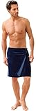 Morgenstern Saunakilt Herren Kilt 52 cm kurz, dunkel blau, 53 x...