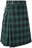 Schottischer traditioneller Karierter Kilt für Herren Irish...