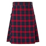 schottenrock Herren Kilt original gürtel breit Highland Retro...