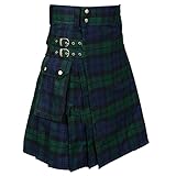 CEWIFO schottenrock Herren Kilt original Sommerrock Faltenrock...