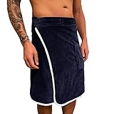 HOMELEVEL Sauna Kilt für Herren mit Sicherheitsklettverschluss...