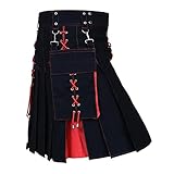 Streetwear Original Scottish Skirt Men Rock Kariert Minirock...